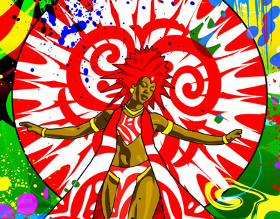 Digital Carnival Illustrations