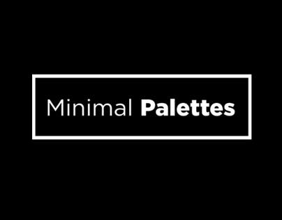 Minimal Palettes