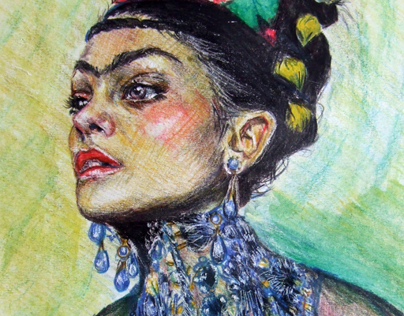 In the skin of Frida Kahlo