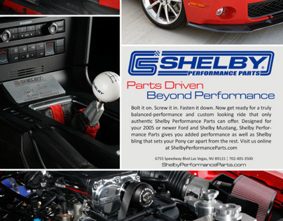 Shelby Performance Parts | Magazine Advertisement