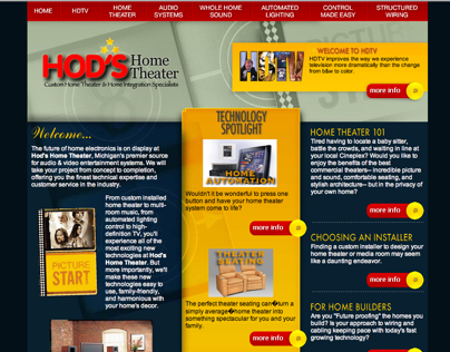 Hods Home Theater Website