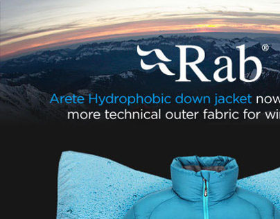Rab Hydrophobic Down email banner