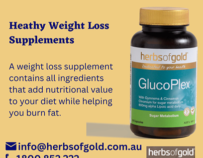 Healthy Weight Loss Supplements - Herbs of Gold