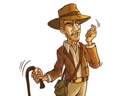 Indiana Jones, Cartooning