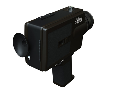 Exakta 8mm Video Camera 3D Drawing