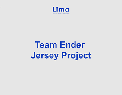 Team Ender 2022 Jersey Project
