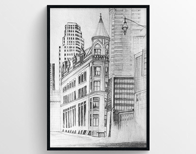 Historical Building Drawing