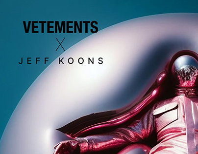 AI CONCEPT collaboration VETEMENTS x Jeff Koons