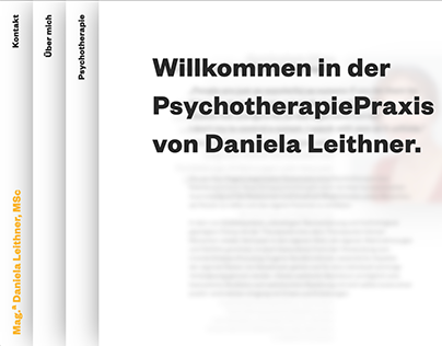 Psychotherapiepraxis - Webauftritt