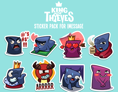 Ting of Thieves sticker pack