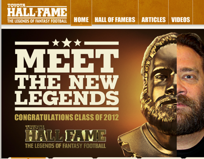Toyota Hall of Fame: Legends of Fantasy Football