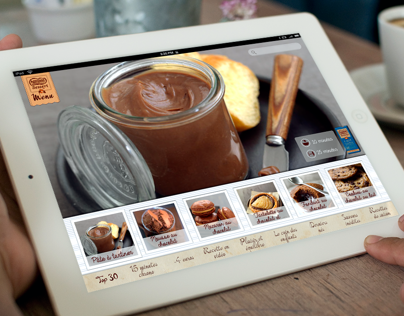 iOS6 Ipad - Concept Nestlé Dessert