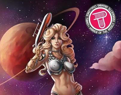 "BARBARELLA" WEEKLY TRINQUETTE DRAWING CHALLENGE SEPT