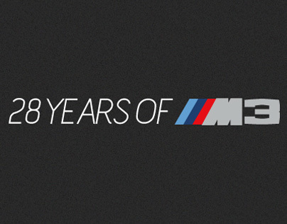 28 Years of BMW M3 Infographic