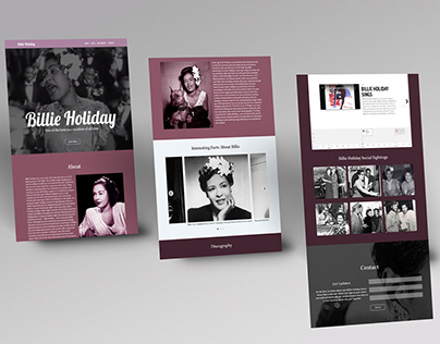 Billie Holiday Website
