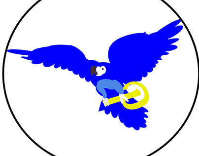Imaginary Pittsburg Parrots Team Logo
