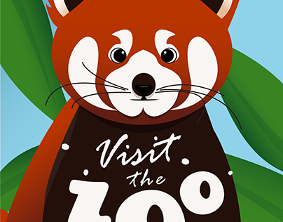 Zoo Poster—Red Panda