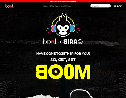 boAt X BIRA Landing Page