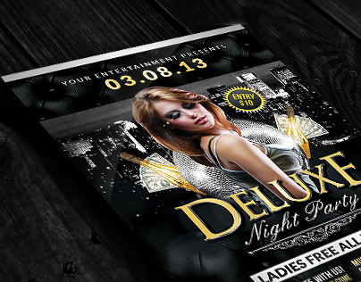 FREE Deluxe Night | Flyer Template