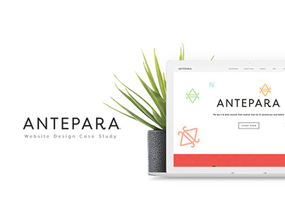Antepara - Website UI Design