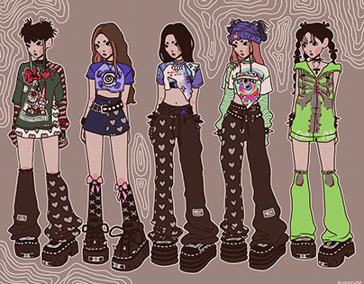 (G)I-DLE Tomboy outfits