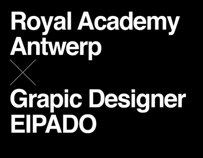 Antwerp x Graphic designer project