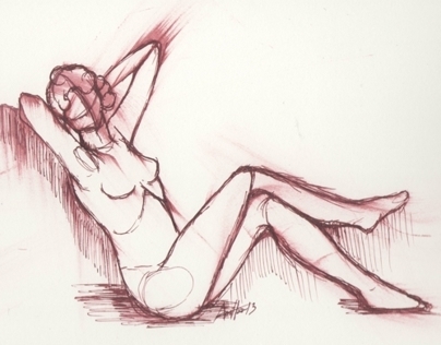 Female Figure Drawing Sketchbook