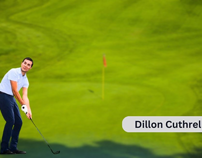 Dillon Cuthrell Playing Golf on the Greens