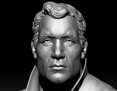 Clive Owen - Portrait Sculpt