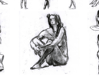 Disegno della figura umana, Modello nudo (portugal)
