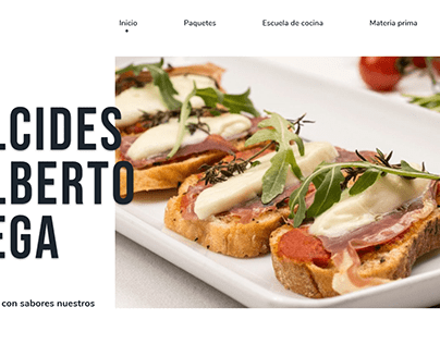Landing Page - Alcides Chef Catering