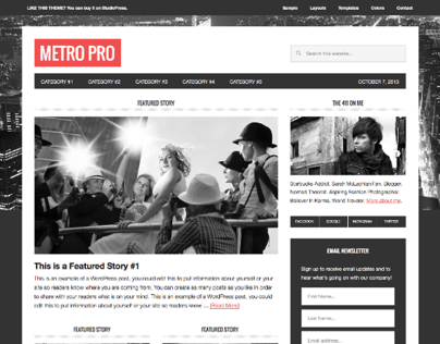 Metro Pro WordPress Magazine Theme