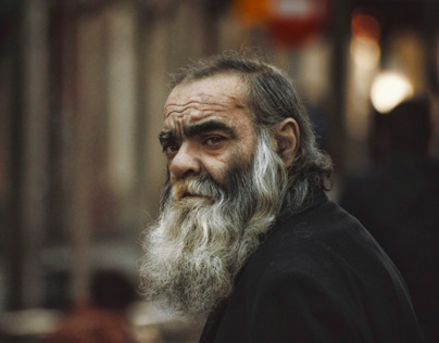 Street Portraits: Male, Digital/Analog