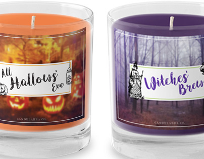Halloween Candle Packaging
