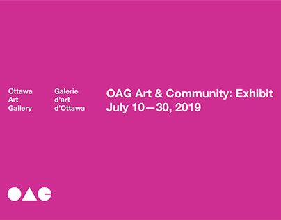 OAG Art Exhibit — Branding