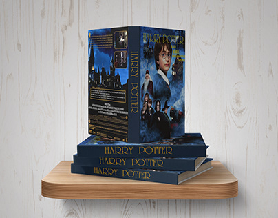Harry Potter Book's Bottle Mockup
