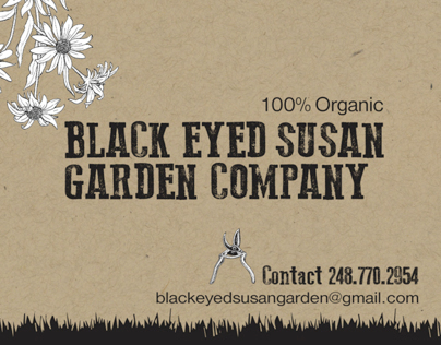 Black Eyed Susan Garden Company - Identity System