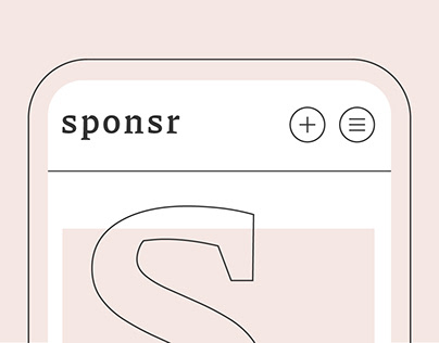 SPONSR → Identity and Website