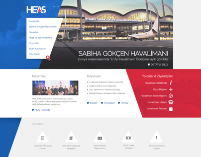 HEAŞ / Airport Website