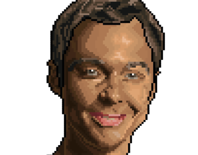 Pixel Portrait - Jim Parsons