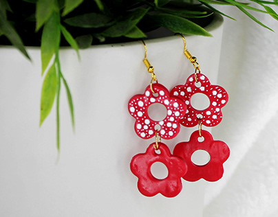 Product photography Earrings 1