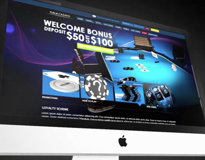 Galacasino.com Redesign