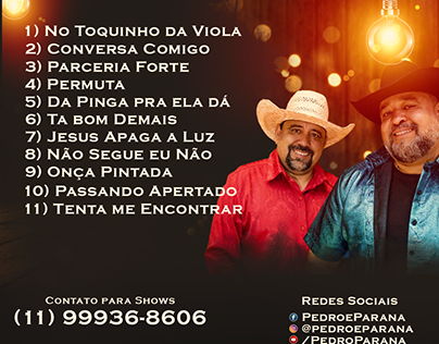 CAPA DE DVD - PEDRO & PARANÁ