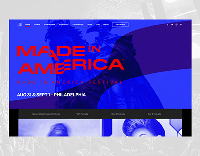 Made In America Festival Website
