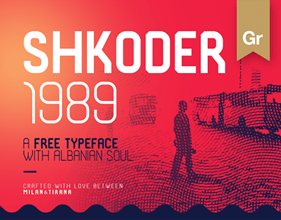 SHKODER 1989 – FREE TYPEFACE
