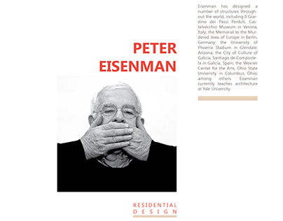 Residential design- Peter Eisenman