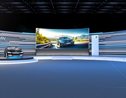 BMW 5 Series Launch Stage Design ( concepts taken )