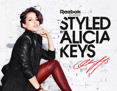 Reebok Classics - styled by Alicia Keys