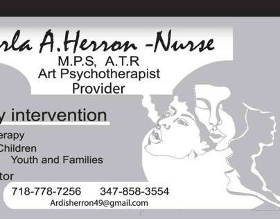 Art Psychotherapist Business Cards