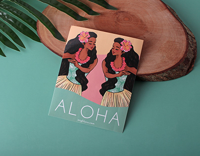aloha custom art stickers us